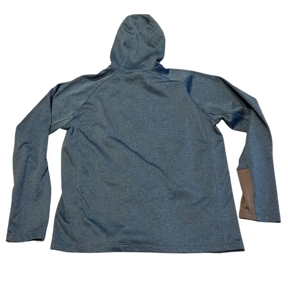 The‎ North Face Men's XL Blue Full Zip Hoodie Jacket Polyester Stretch